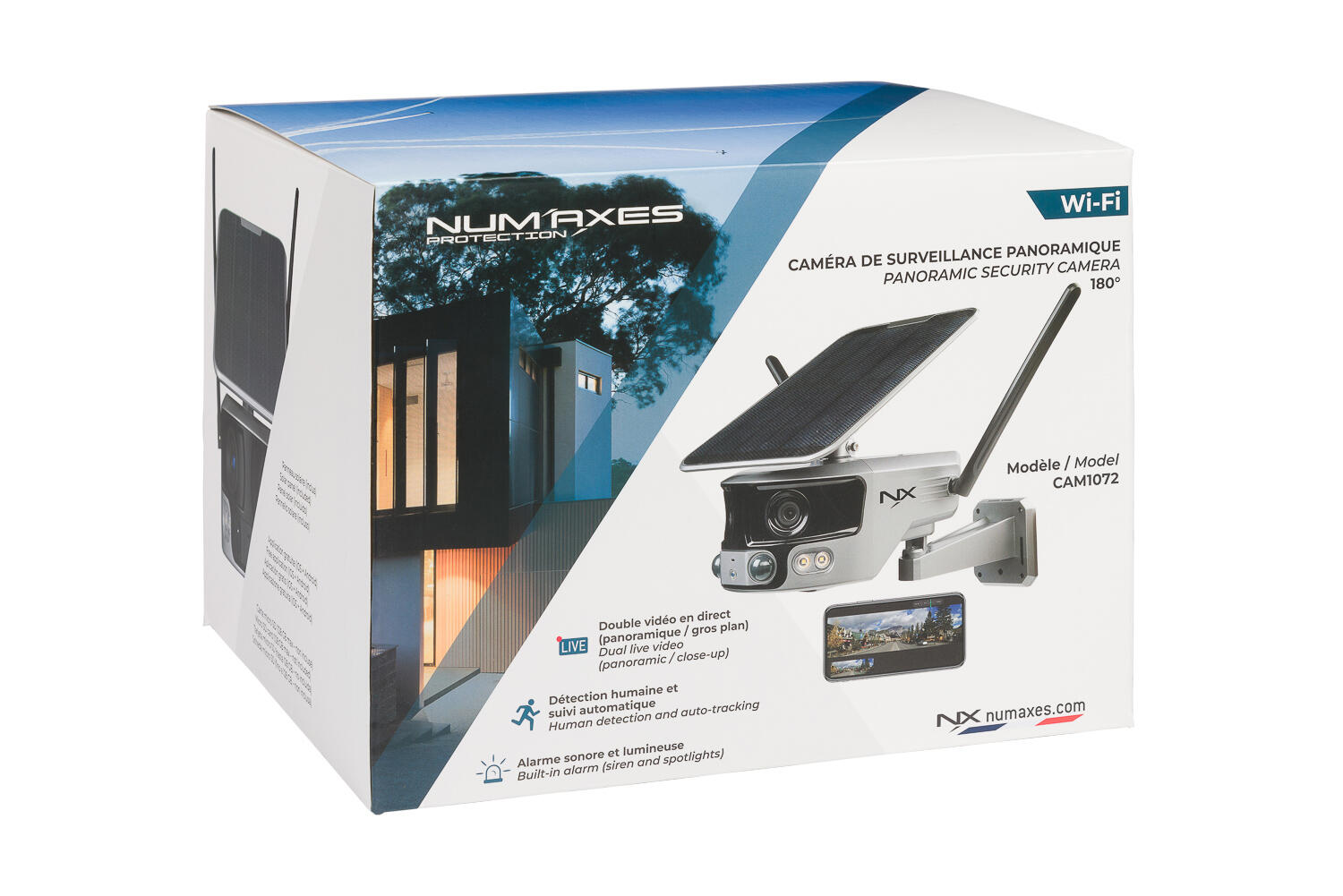 Caméra de surveillance panoramique CAM1072 – Wi-Fi 2/3