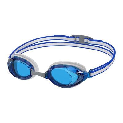 Speedo junior vanquisher 3.0 spiegel zwembril picton blauw/vermiljoen/gouden spi