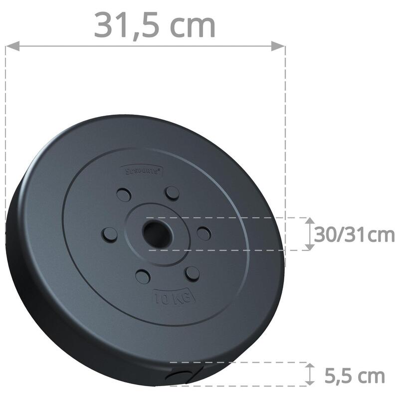 Set haltere 30 kg bara haltere 120 și 160 cm discuri de greutate fontă