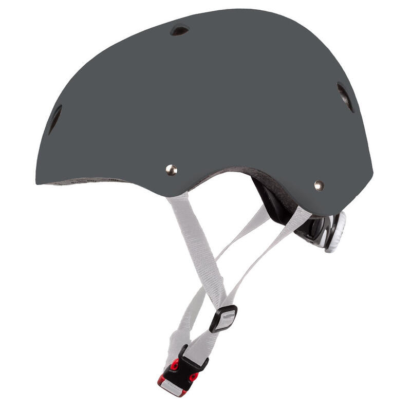 Casque vélo enfant Gris Casque enfant 52-56 cm Skate Step Vélo enfants
