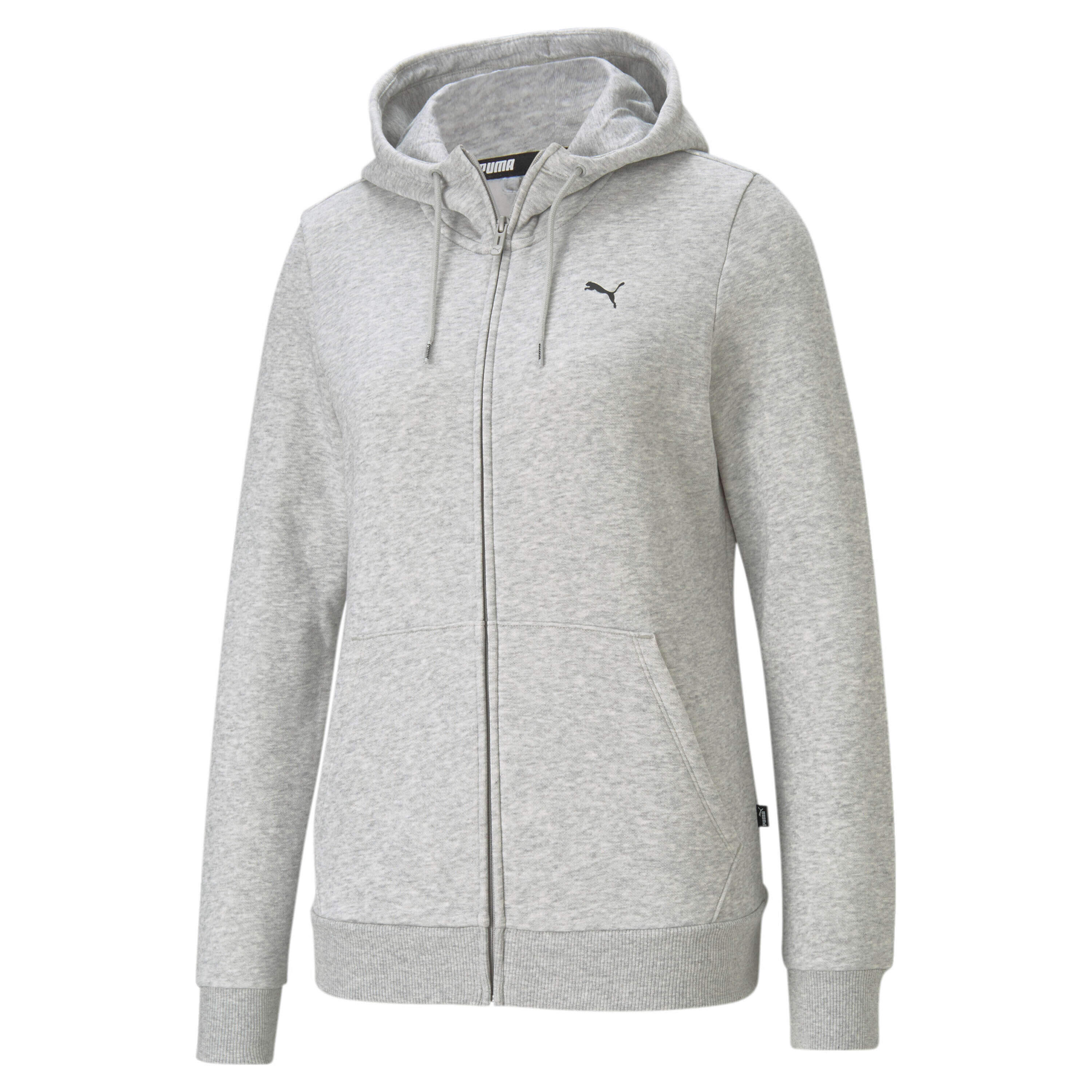 PUMA Zipped hoodie with small logo for women Puma