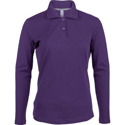 Polo donna maniche lunghe Kariban