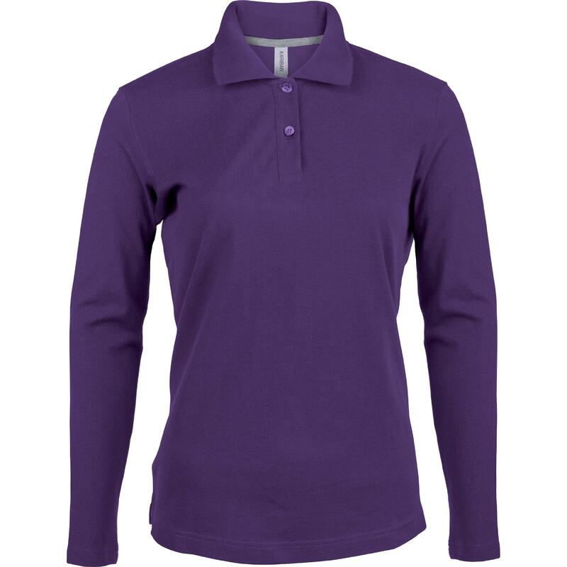 Polo femme manches longues Kariban