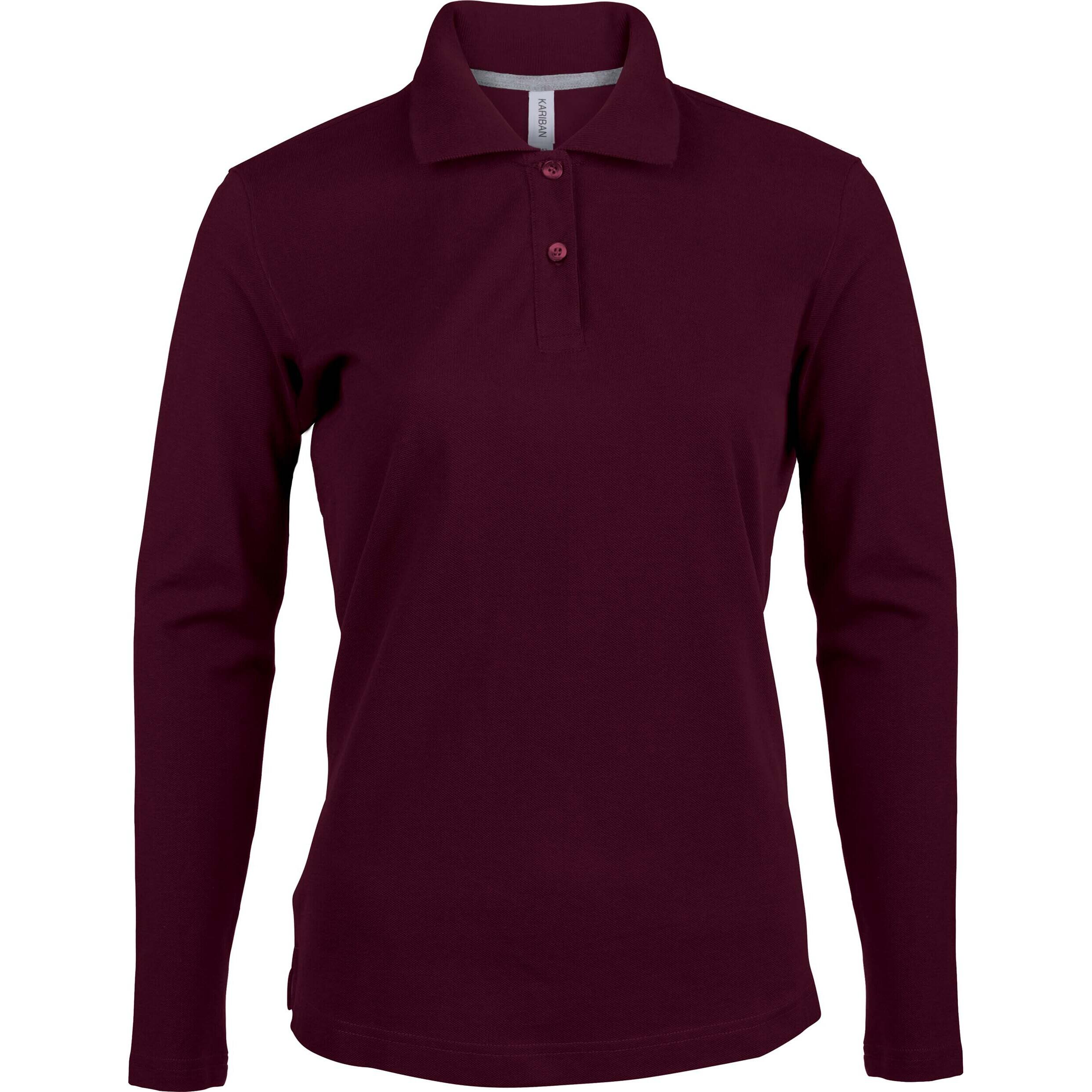 Polo donna maniche lunghe Kariban 2/7