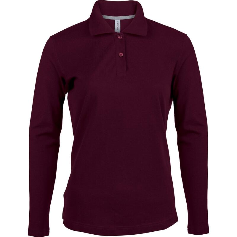 Polo femme manches longues Kariban