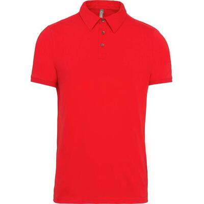 Poloshirt met korte mouwen kariban jersey