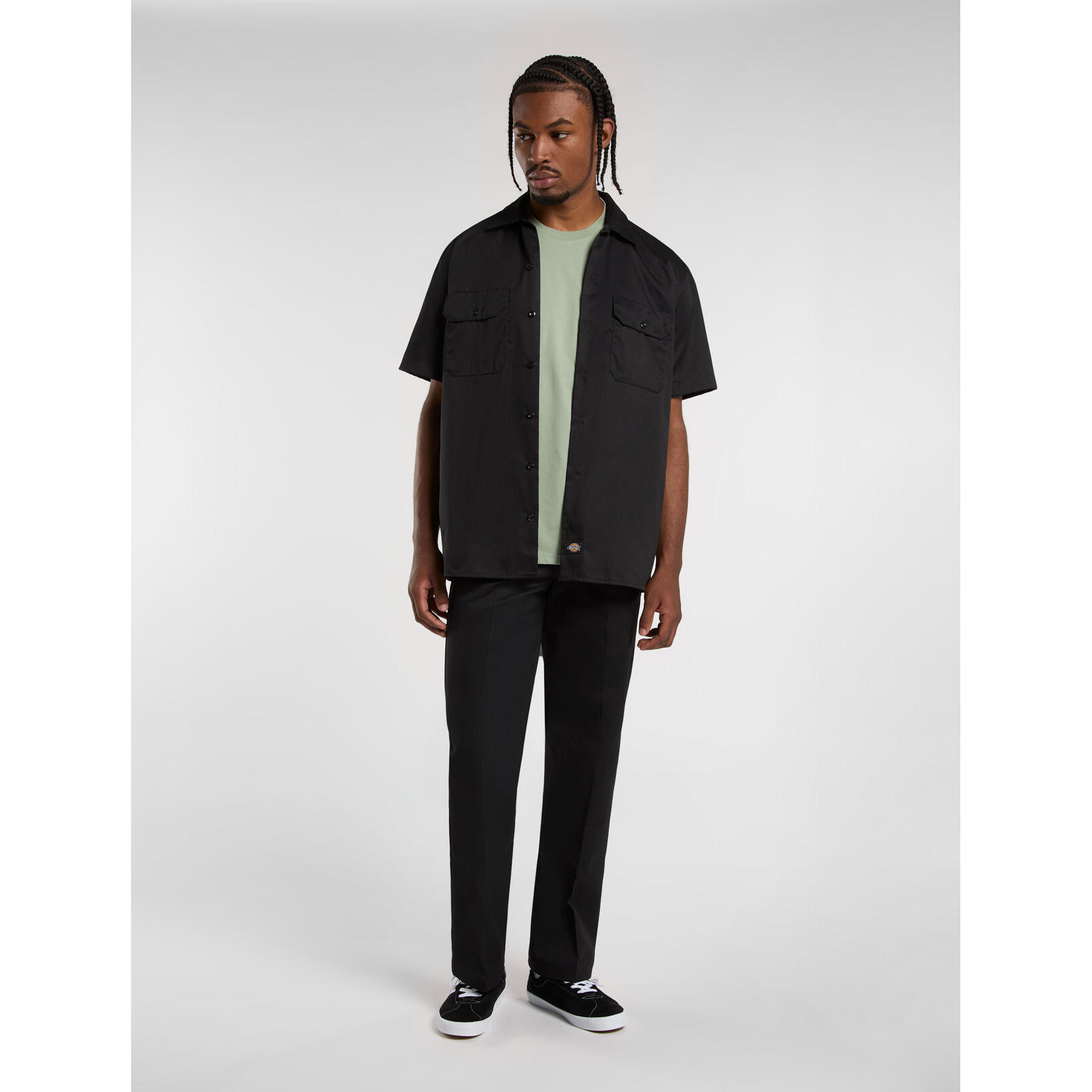 Camiseta para Hombre Dickies  Verde 3/4