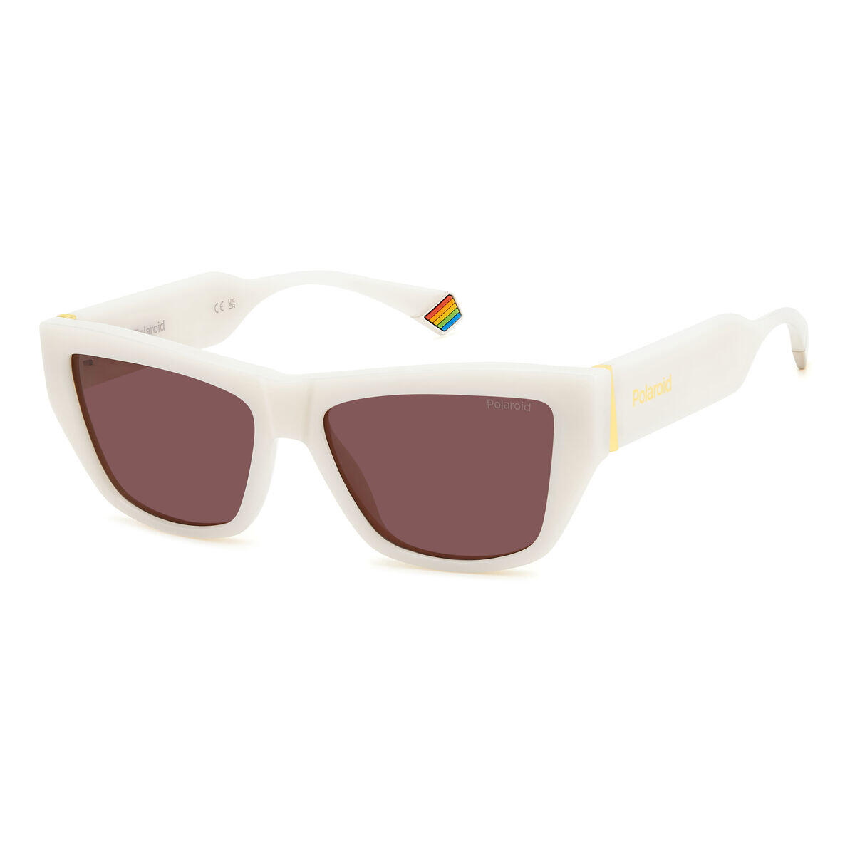 Óculos escuros femininos polaroid pld-6210-s-x-vk6 policarbonato