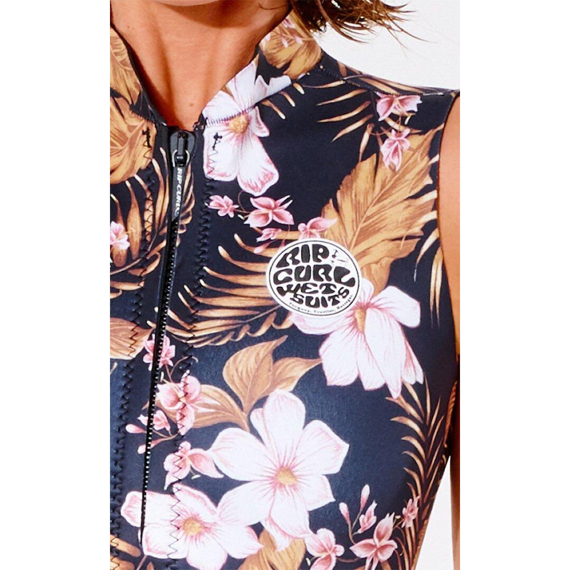 Combinaison Long Jane surf femme - zip poitrine - G-Bomb 1,5 mm
