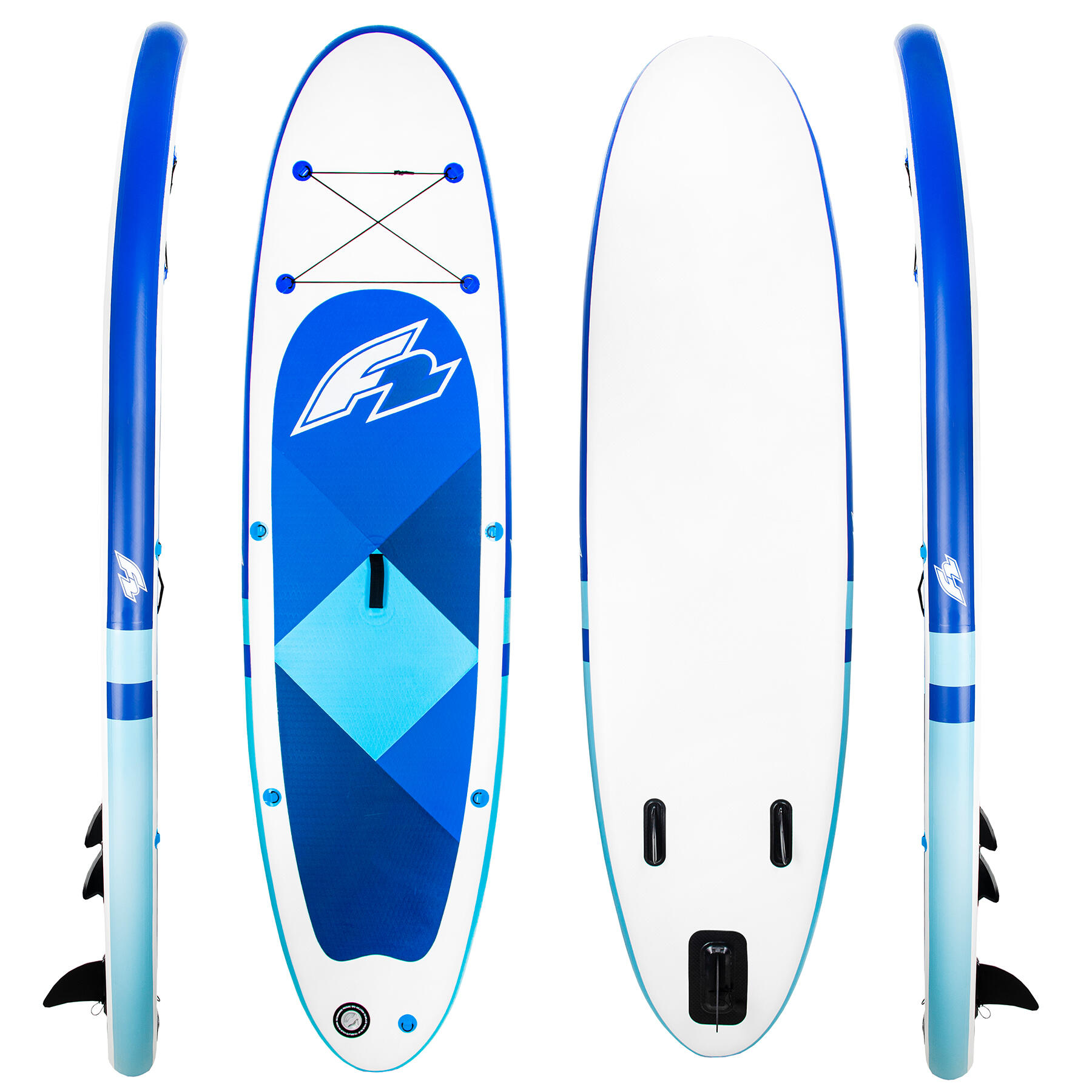 F2 Stand Up Paddling Board Prime SUP Stand Up Paddle 11,5 Weiß 2/2
