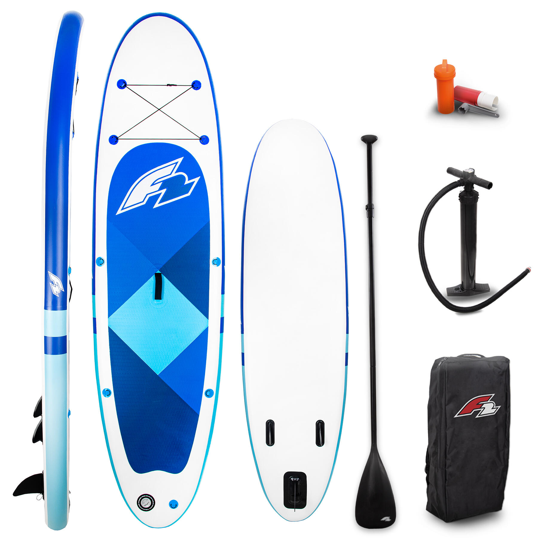 F2 F2 Stand Up Paddling Board Prime SUP Stand Up Paddle 11,5 Weiß