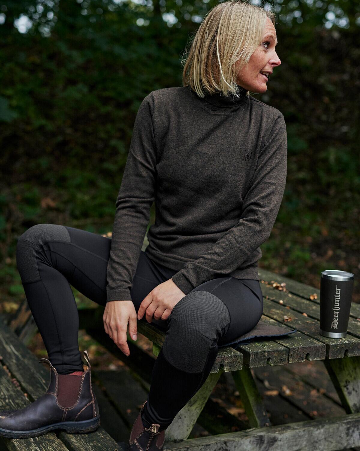 Damen Tights Reinforced 4/7