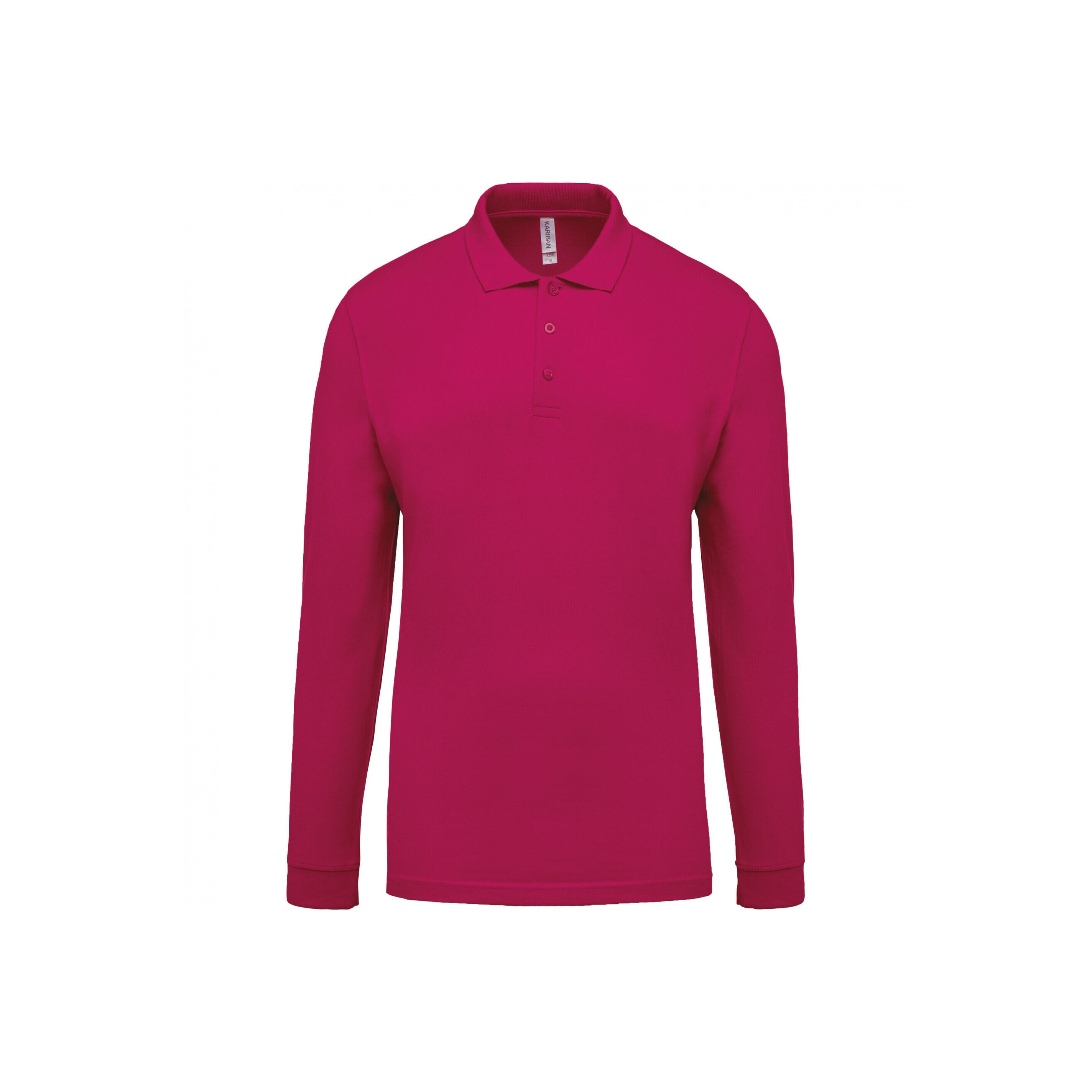 KARIBAN Long sleeve polo shirt Kariban Piqué