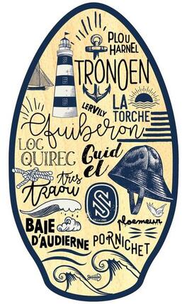 Destination Serie Bretagne 41 Skimboard-Deck