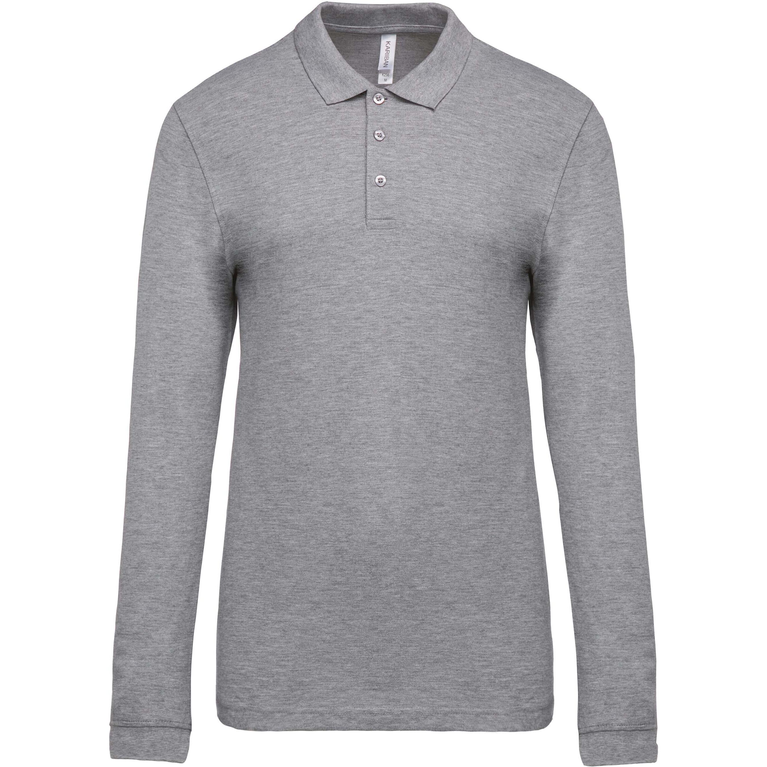 Langärmeliges Polo-Shirt Kariban Piqué 5/7