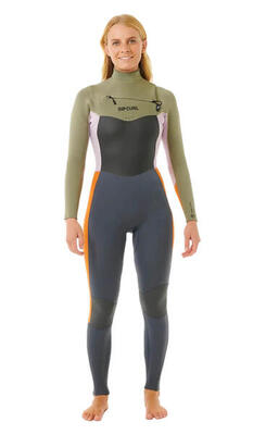 D/patrol 4/3 houtskool combinaison surf dames