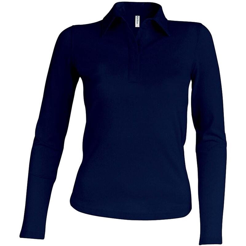 Polo femme manches longues Kariban