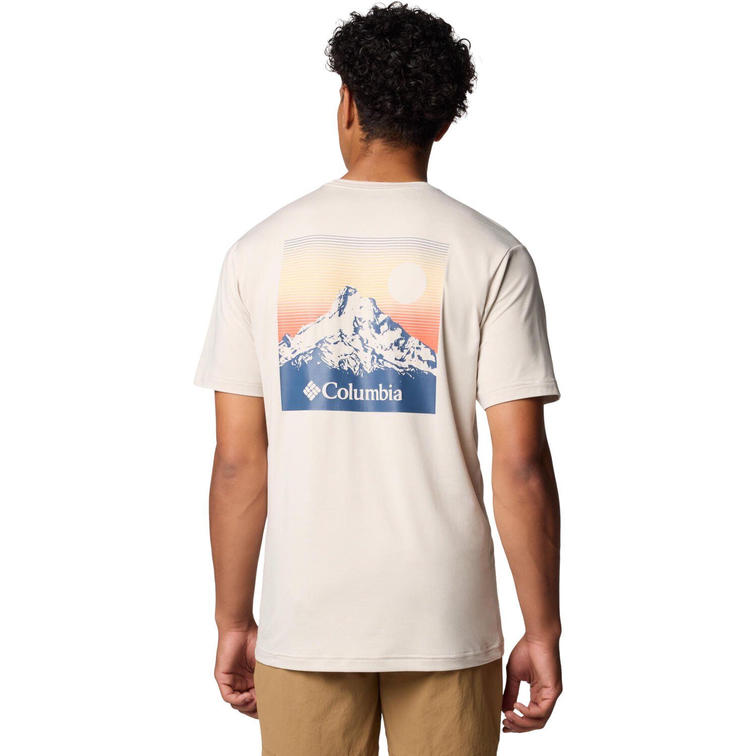 T-shirt sportowy z krótkim rękawem męski Kwick Hike Back Graphic SS Tee 3/4