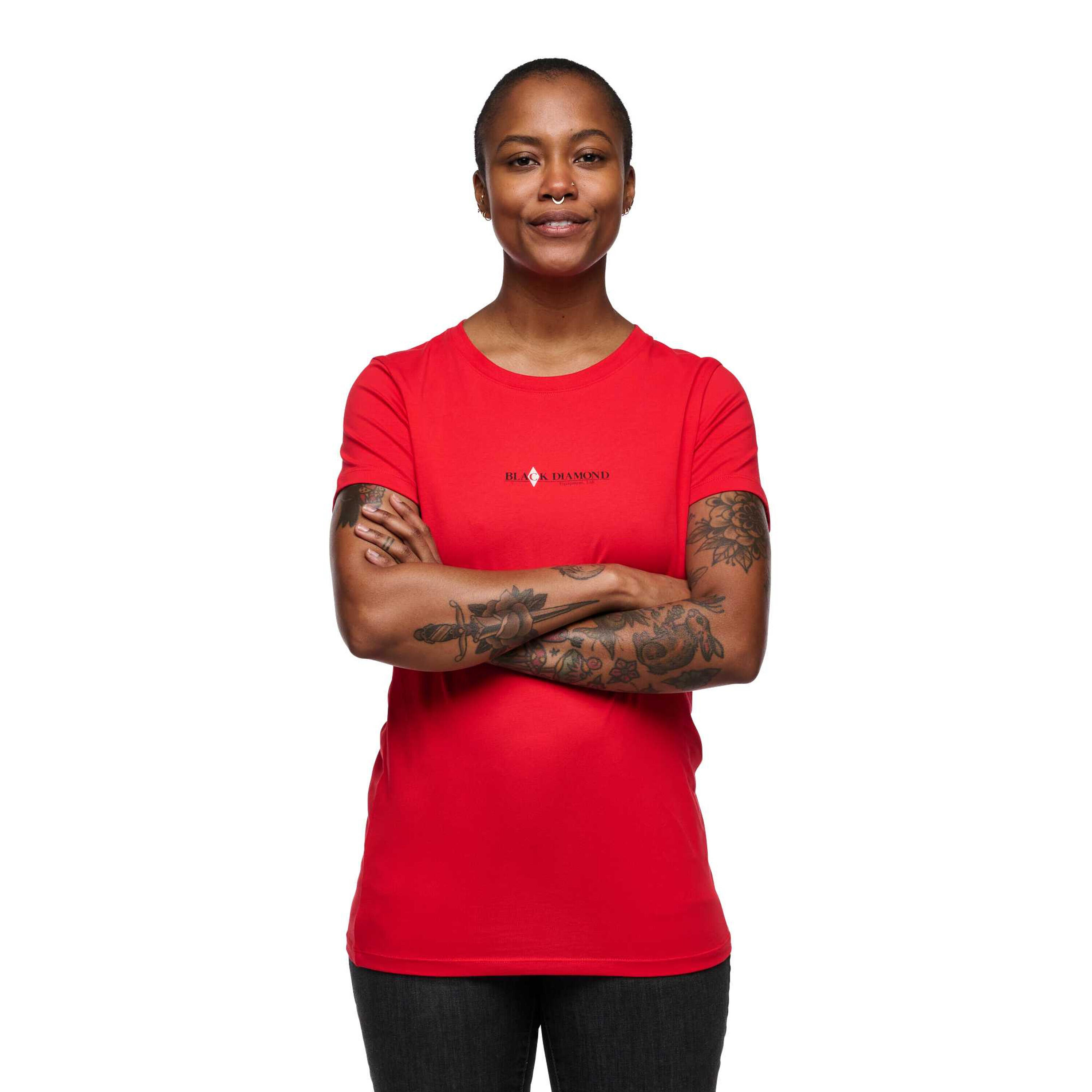 Camiseta de mujer Black Diamond Heritage Wordmark 2/6