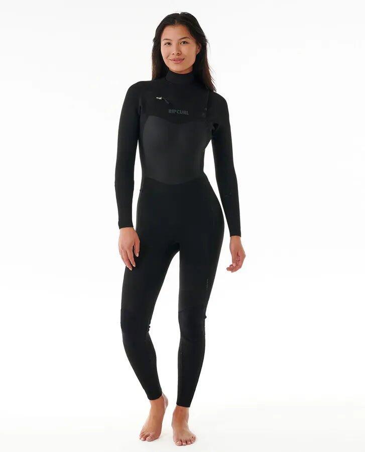 Combinaison surf femme - zip poitrine - Dawn Patrol 4/3 mm 3/3