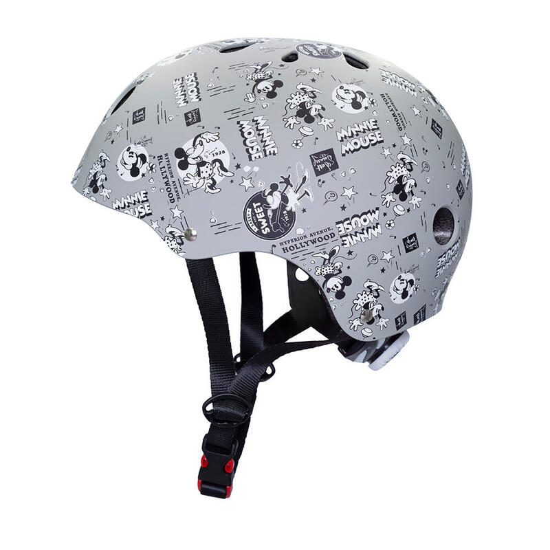 Casque Enfant Vélo Filles Garçons Minnie Mouse Casque Vélo Skate Step