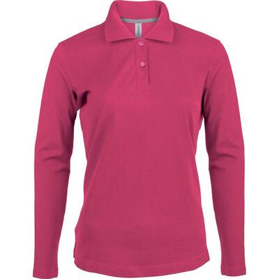 Polo donna maniche lunghe Kariban
