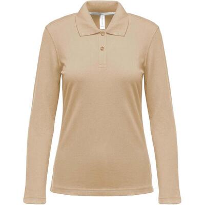 Polo donna maniche lunghe Kariban