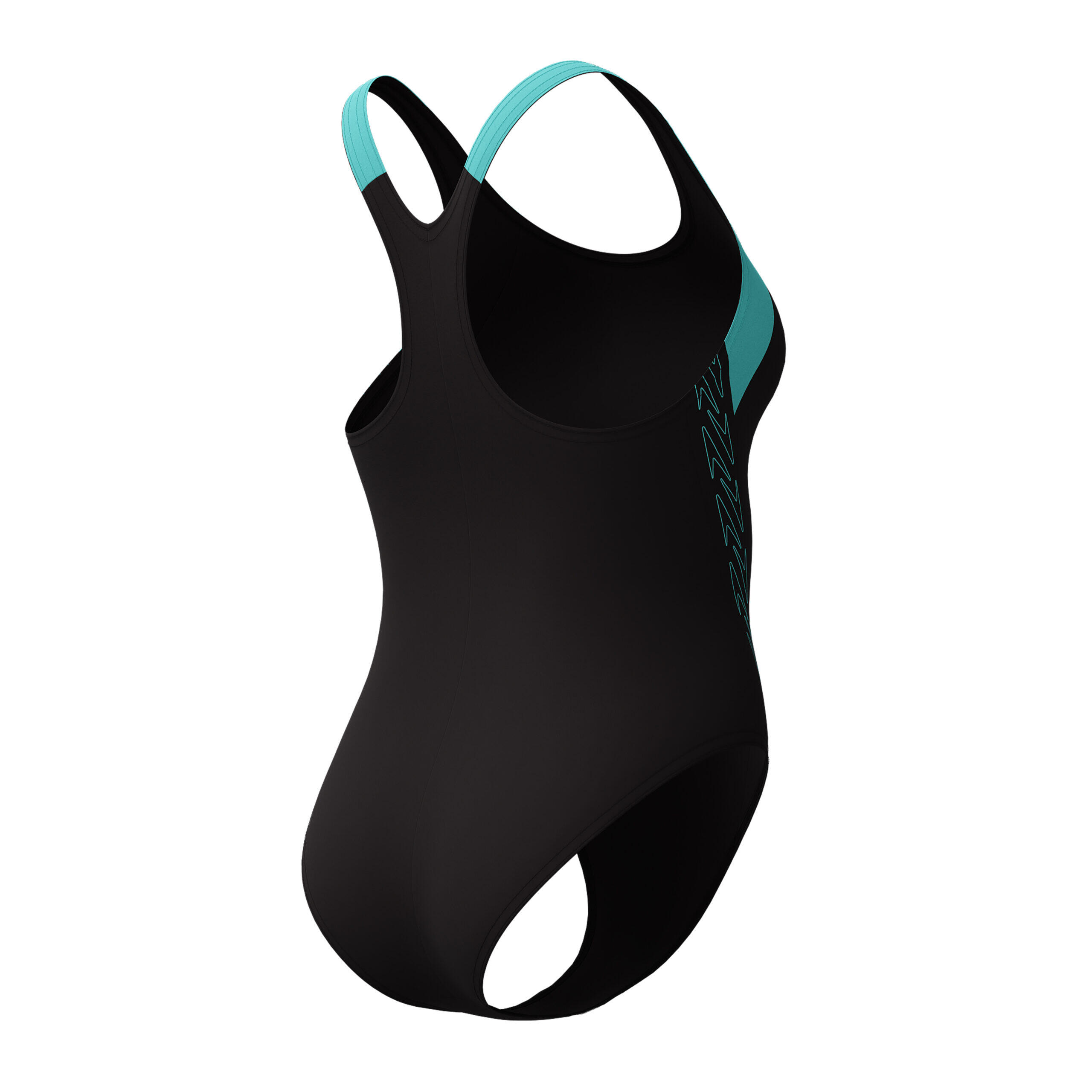Costume da bagno Speedo Hyperboom Splice Racerback Nero / Blu 3/6