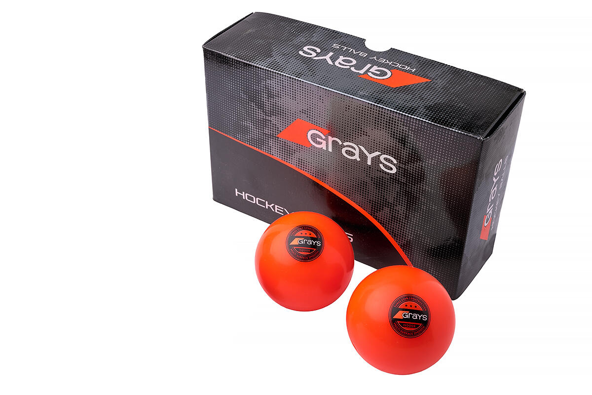 GRAYS Pack 2 Bolas Hockey Grays Indoor Naranja