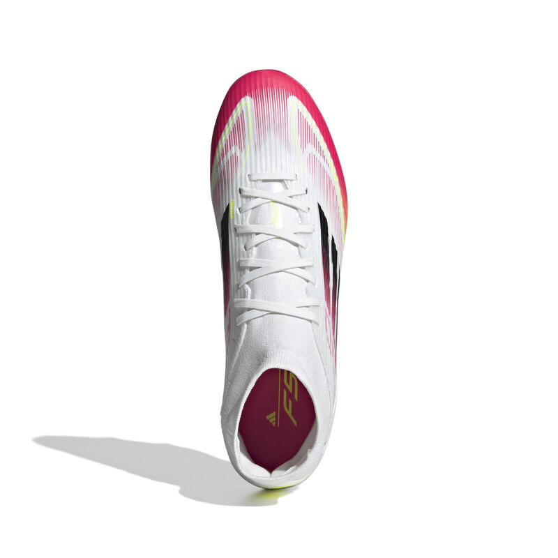 Ghete fotbal adidas F50 League FG/MG MID Pure Victory Pack