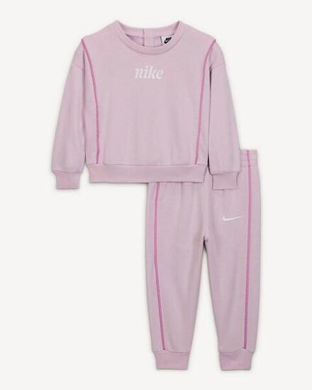 Tuta bambina nike doll french terry - rosa