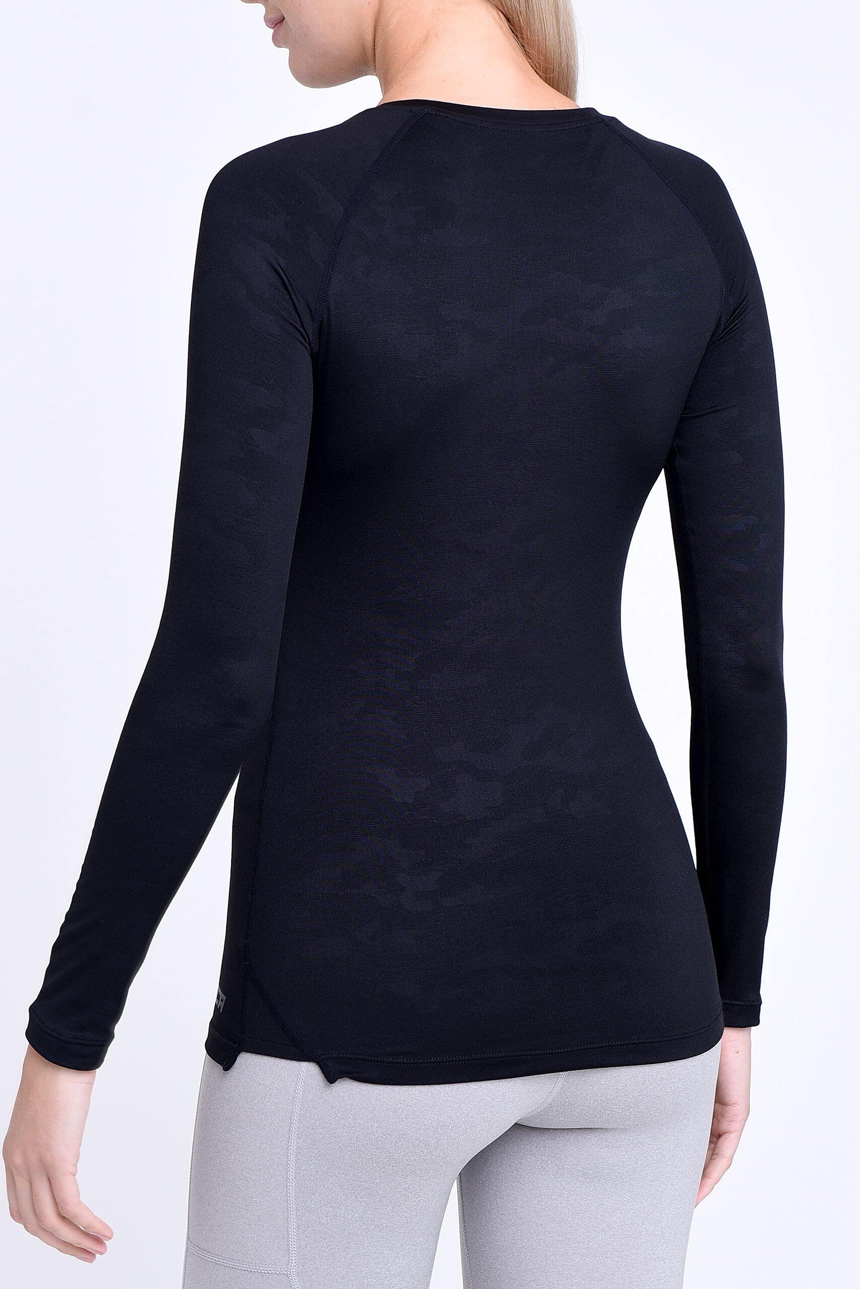 Women's Super Thermal Base Layer Top - Black Combat 2/6