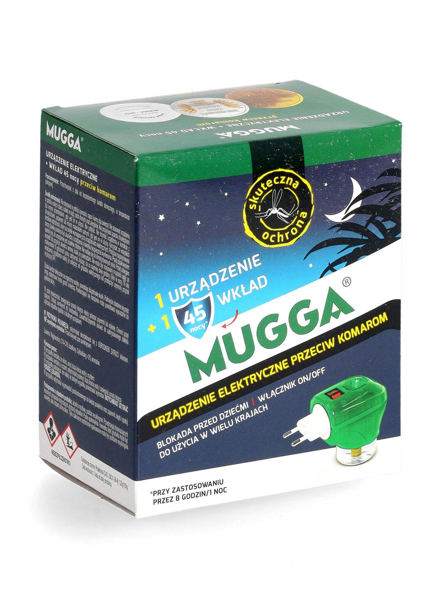 Muggen-elektrofumigator + Mugga-patroon 45 nachten 5/7