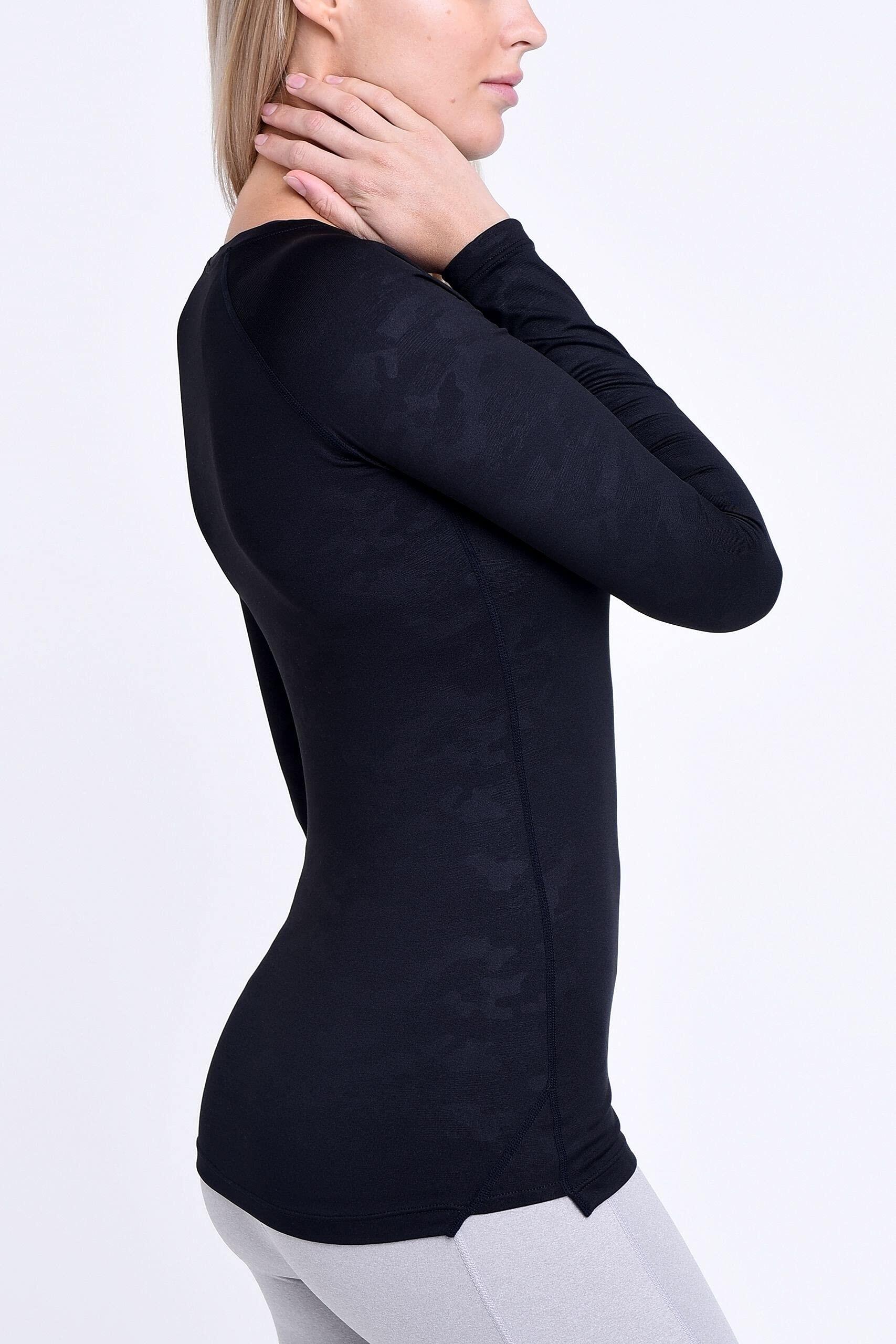 Women's Super Thermal Base Layer Top - Black Combat 3/6
