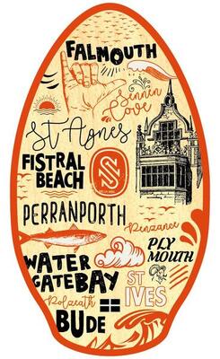 Destination Serie UK 41 Skimboard Brett