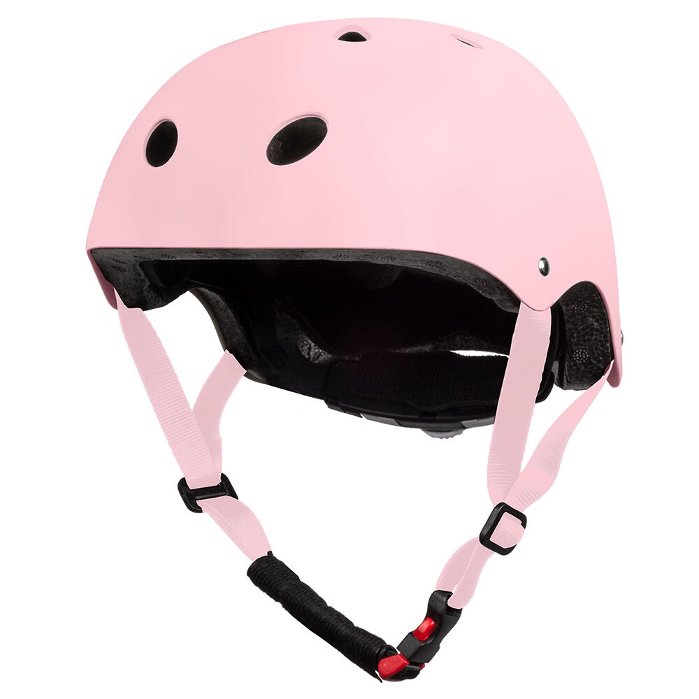 Kask rowerowy dla dzieci, dziewczęcy, różowy, 52-56 cm 3/5