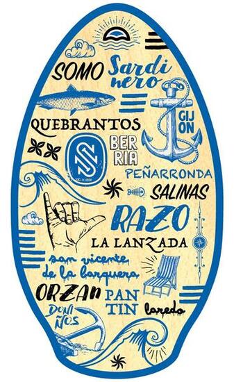 Destination Serie Nordspanien 41 Skimboard-Deck