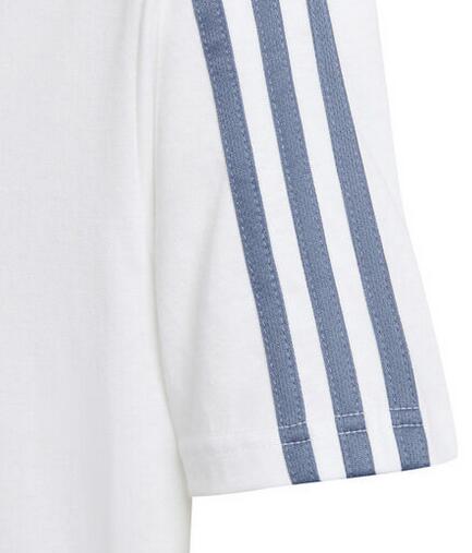 Camiseta 3S Branca Adidas Menina 2/4