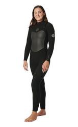 4/3 Flashbomb Chest Z Black - Combinaison Surf Femme