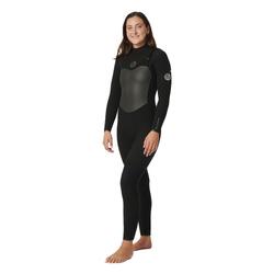 Combinaison surf femme - zip poitrine - Flashbomb 4/3 mm