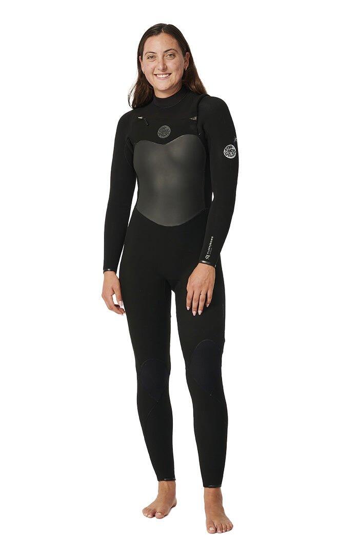 4/3 Flashbomb Chest Z Black - Combinaison Surf Femme 4/5