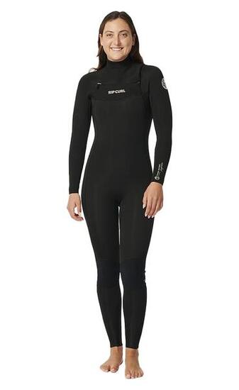 Combinaison surf femme - zip poitrine - Dawn Patrol 4/3 mm Performance