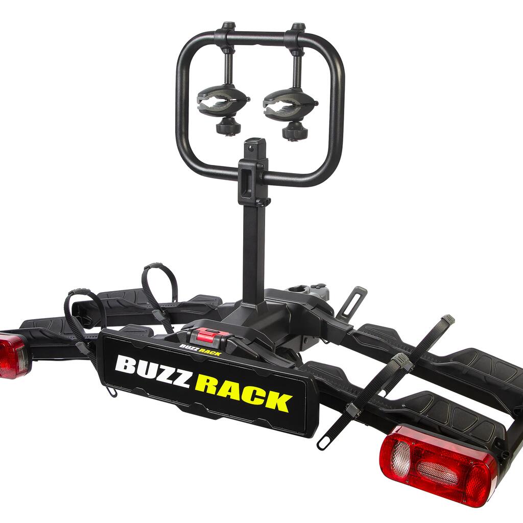 E-Scorpion LITE 2 folding towbar bike rack – 2 electric bikes