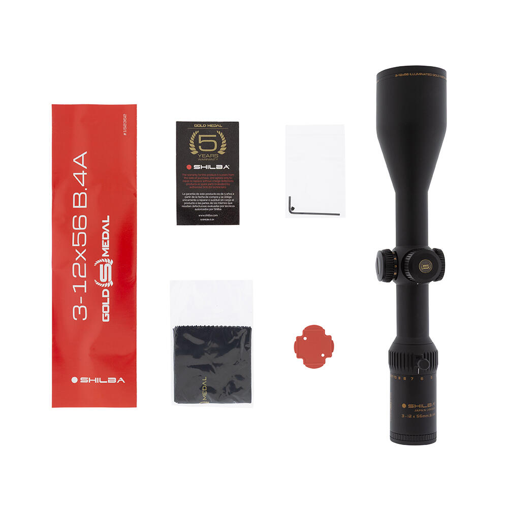 Visor Gold Medal 3-12×56 v25 retícula B4A Shilba 5/5