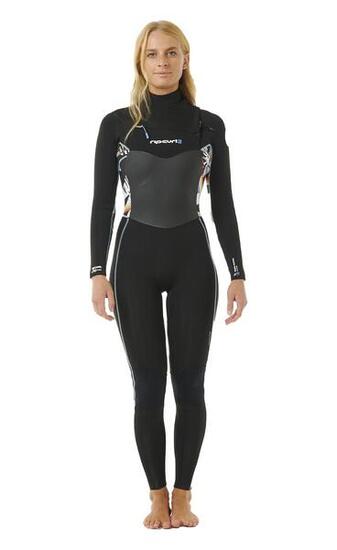 Combinaison surf femme - zip poitrine - Dawn Patroll 4/3 mm