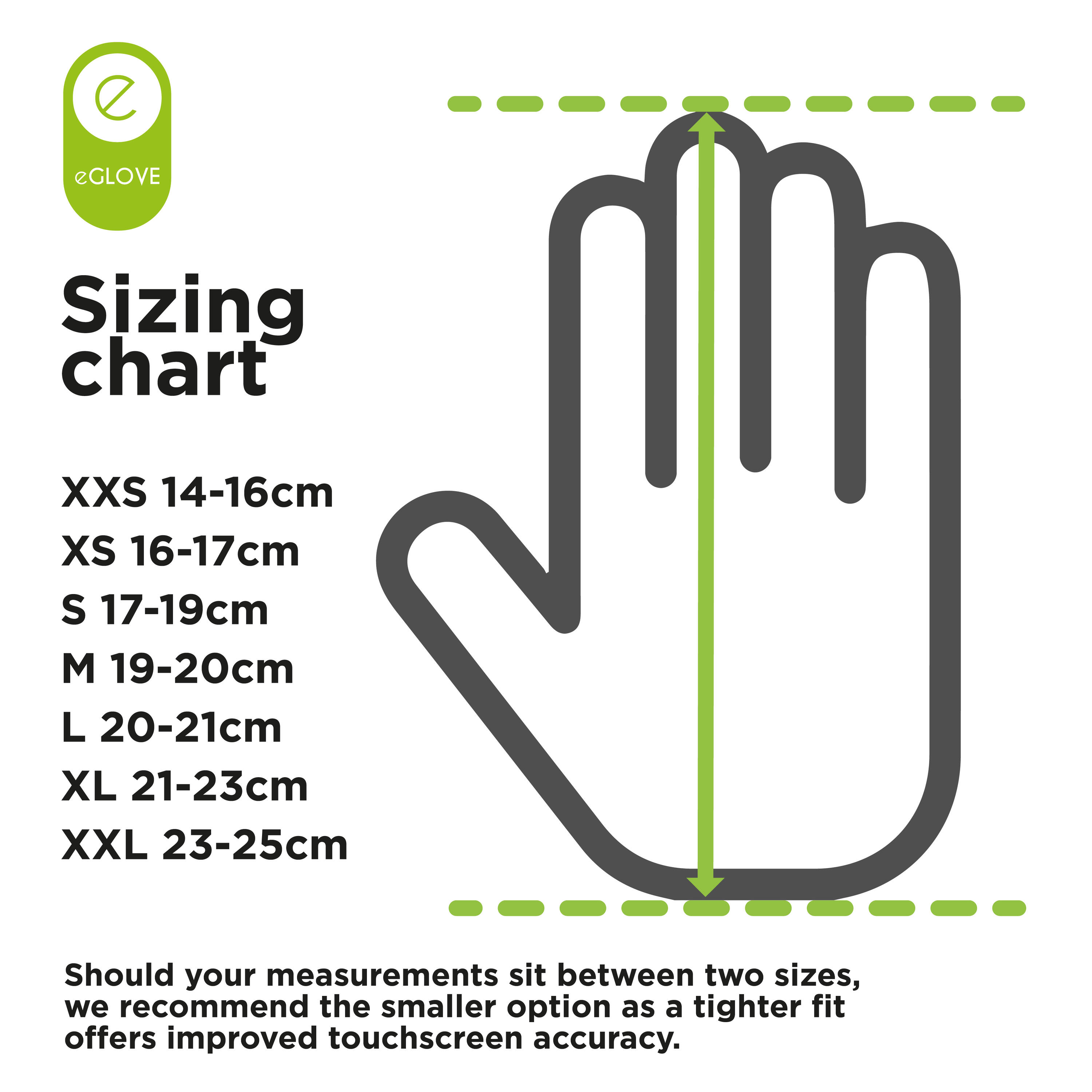 eGLOVE RUN Hi-Vis - Lightweight Hi-Vis Touchscreen Running Gloves 3/7
