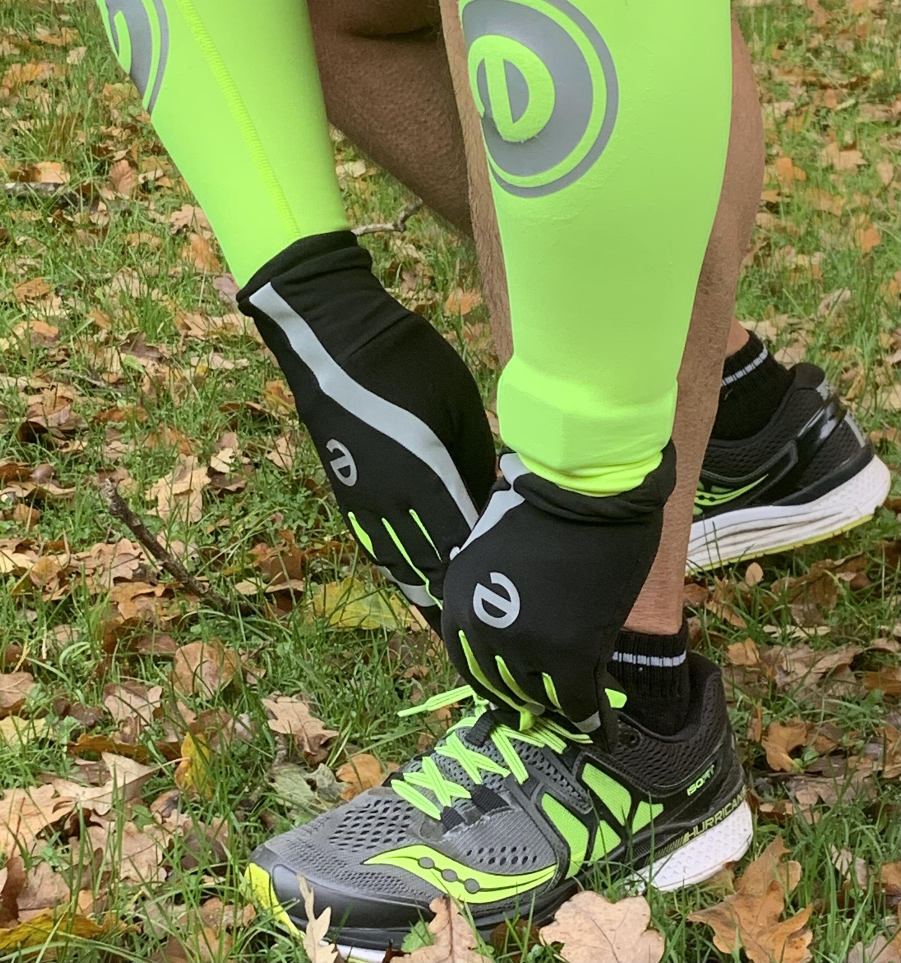 eGLOVE RUN Hi-Vis - Lightweight Hi-Vis Touchscreen Running Gloves 4/6