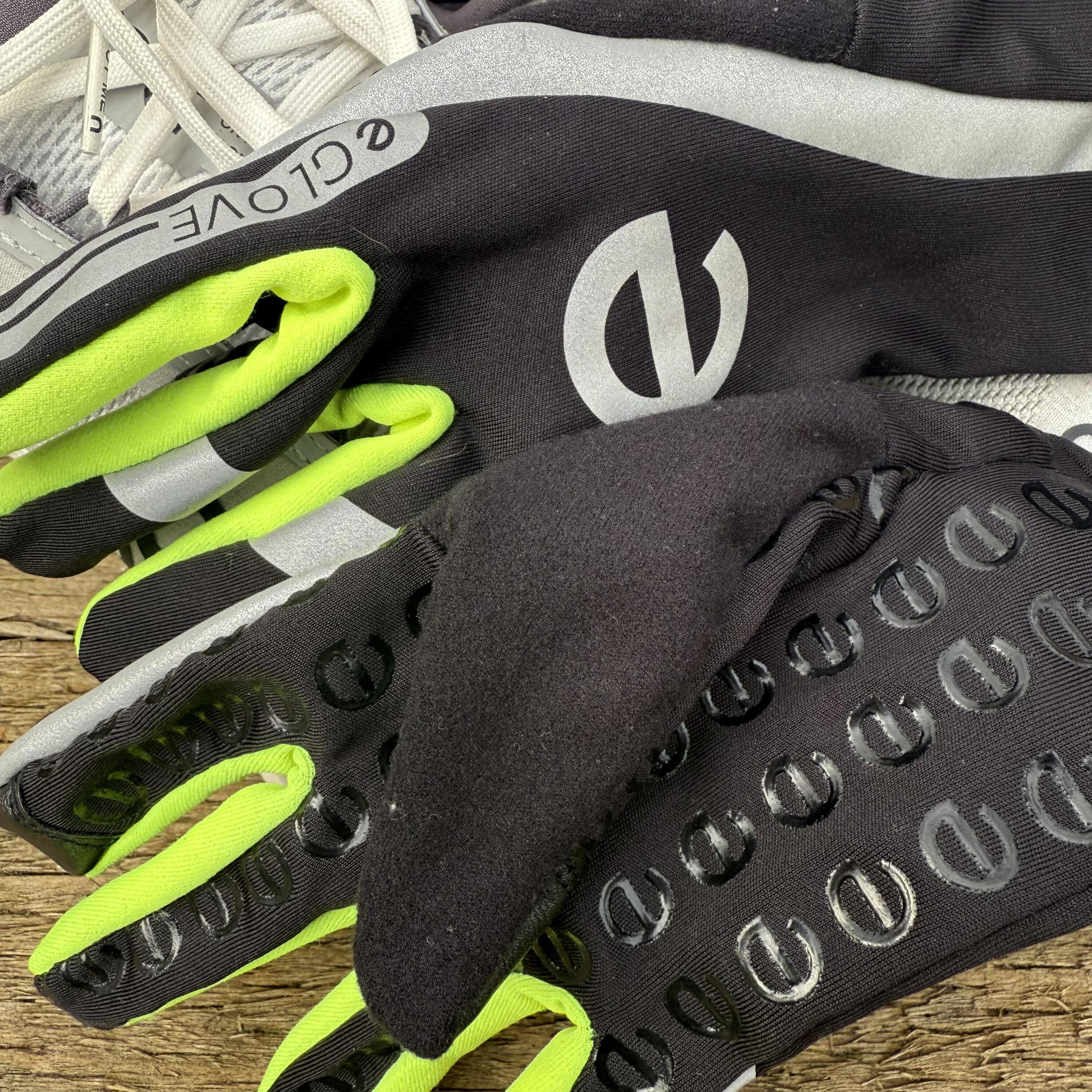 eGLOVE RUN Hi-Vis - Lightweight Hi-Vis Touchscreen Running Gloves 5/6