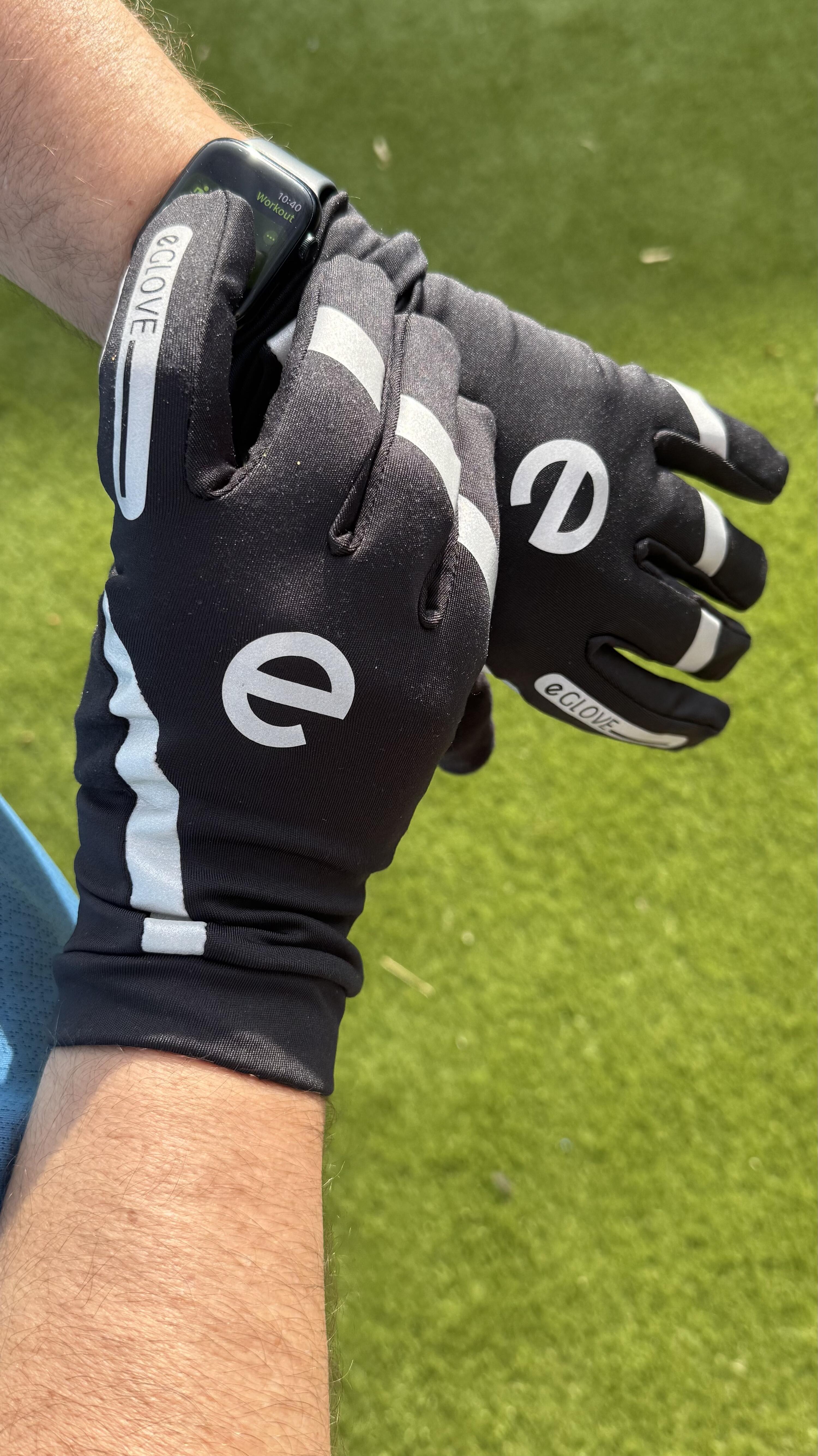 eGLOVE RUN Hi-Vis - Lightweight Hi-Vis Touchscreen Running Gloves 2/7