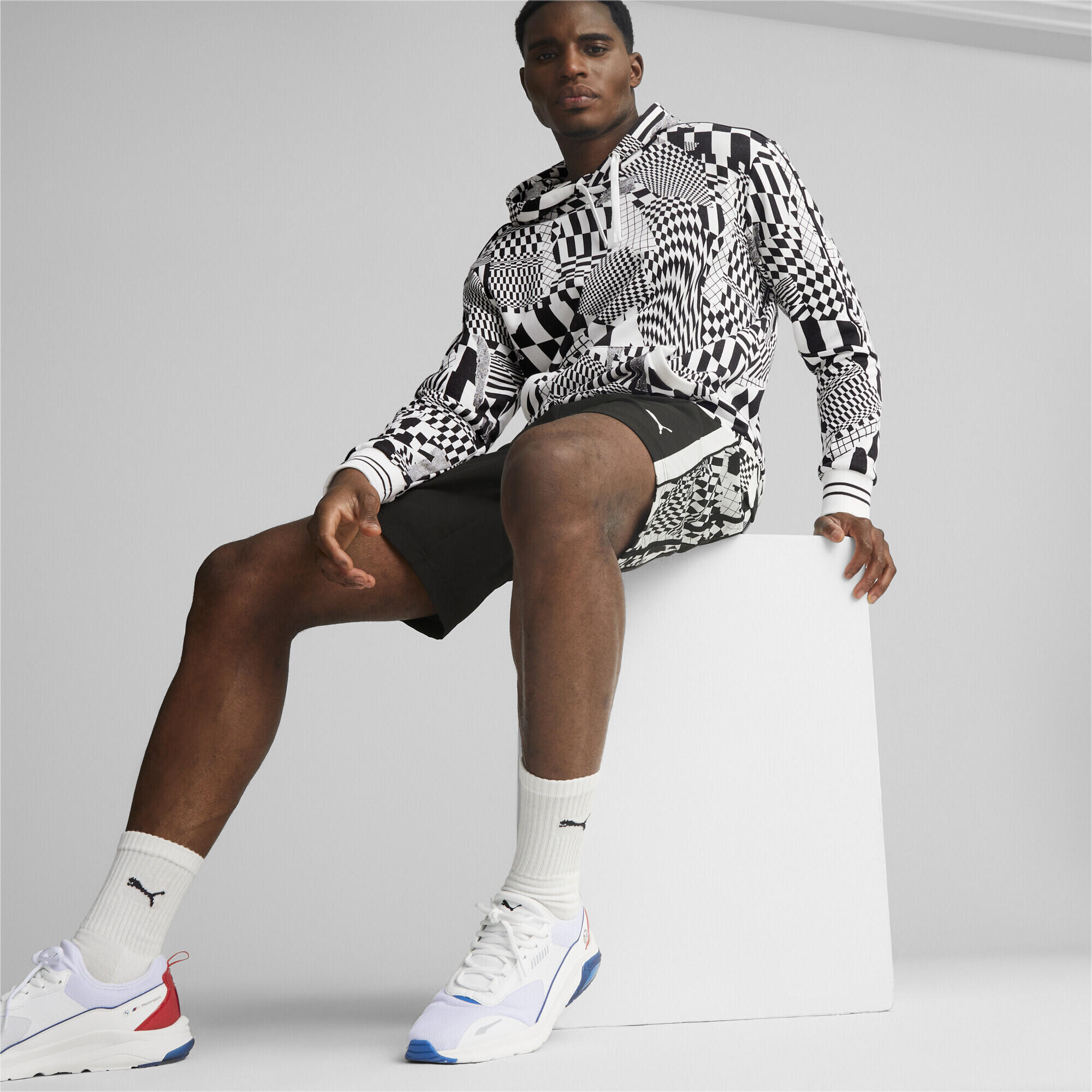 Shorts con el logo del equipo Hombre de BMW M Motorsport de 22 cm PUMA 2/6